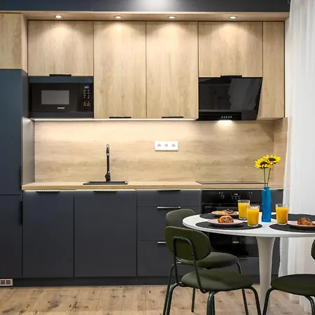 Daire Waterfront Azure Loft With Free Parking Budapeşte