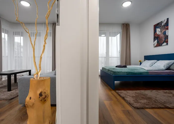 Waterfront Azure Loft With Free Parking Budapesta